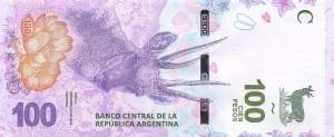 100 Pesos Argentinien 2018